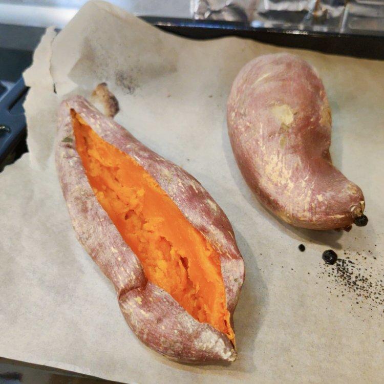【烤箱版烤红薯】