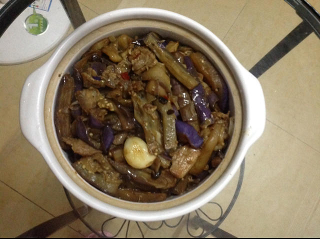 咸鱼茄子煲