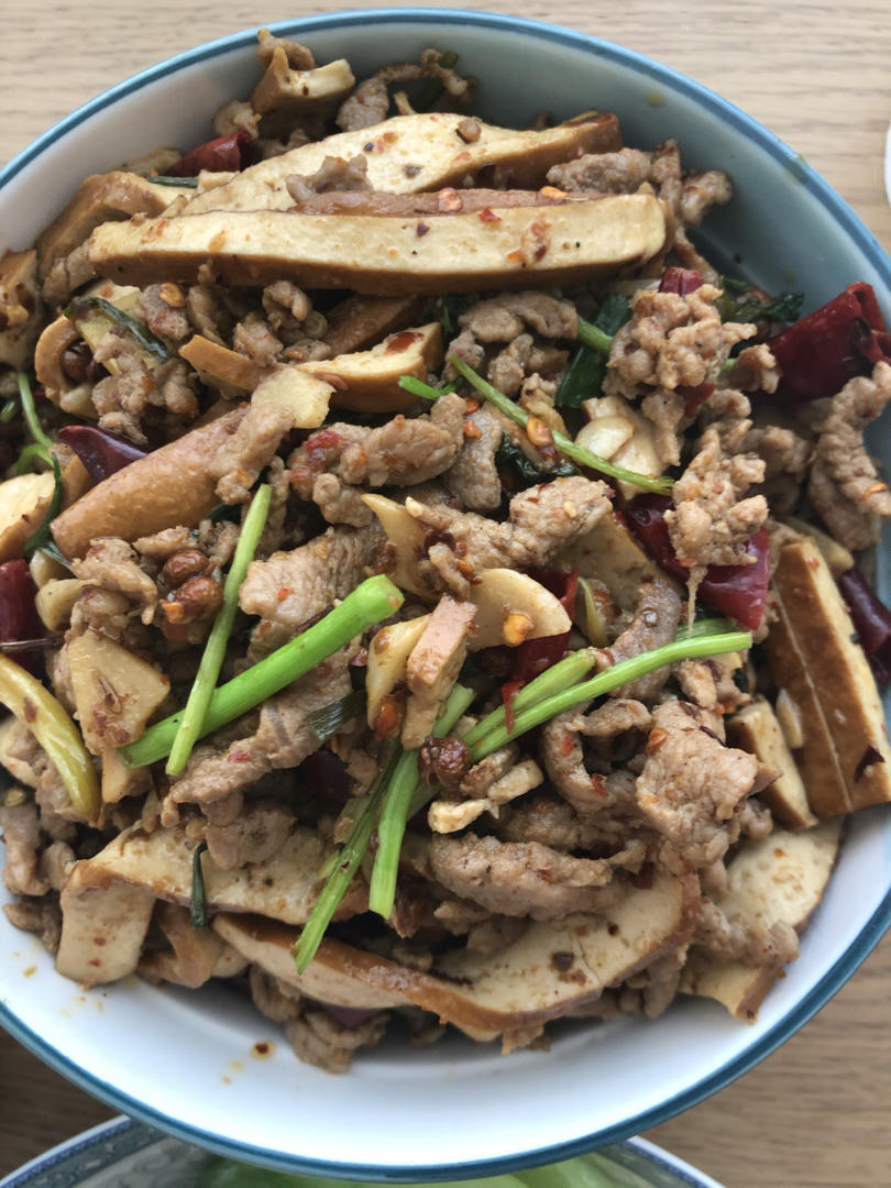 香干炒肉丝