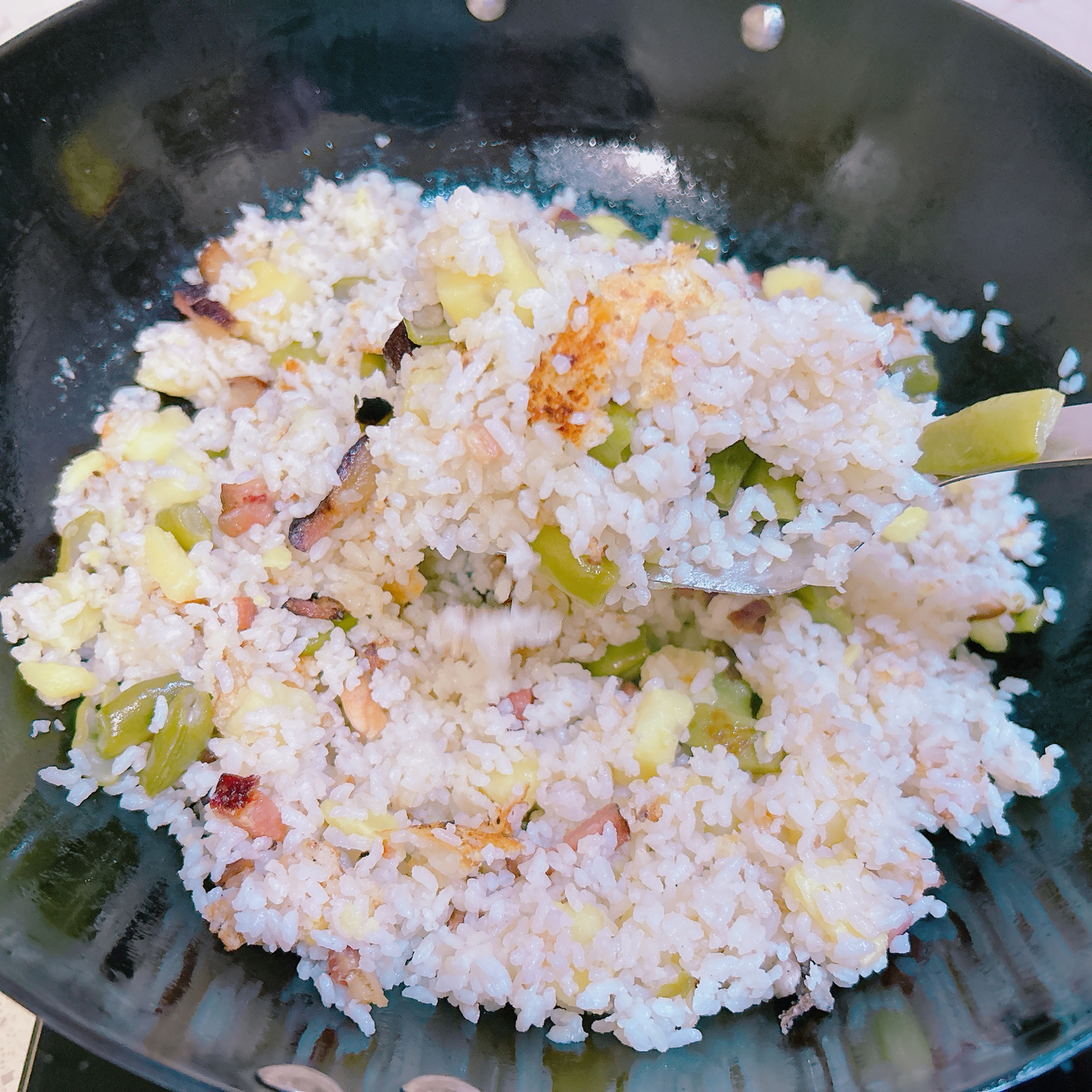 腊肉洋芋箜饭的做法 步骤12
