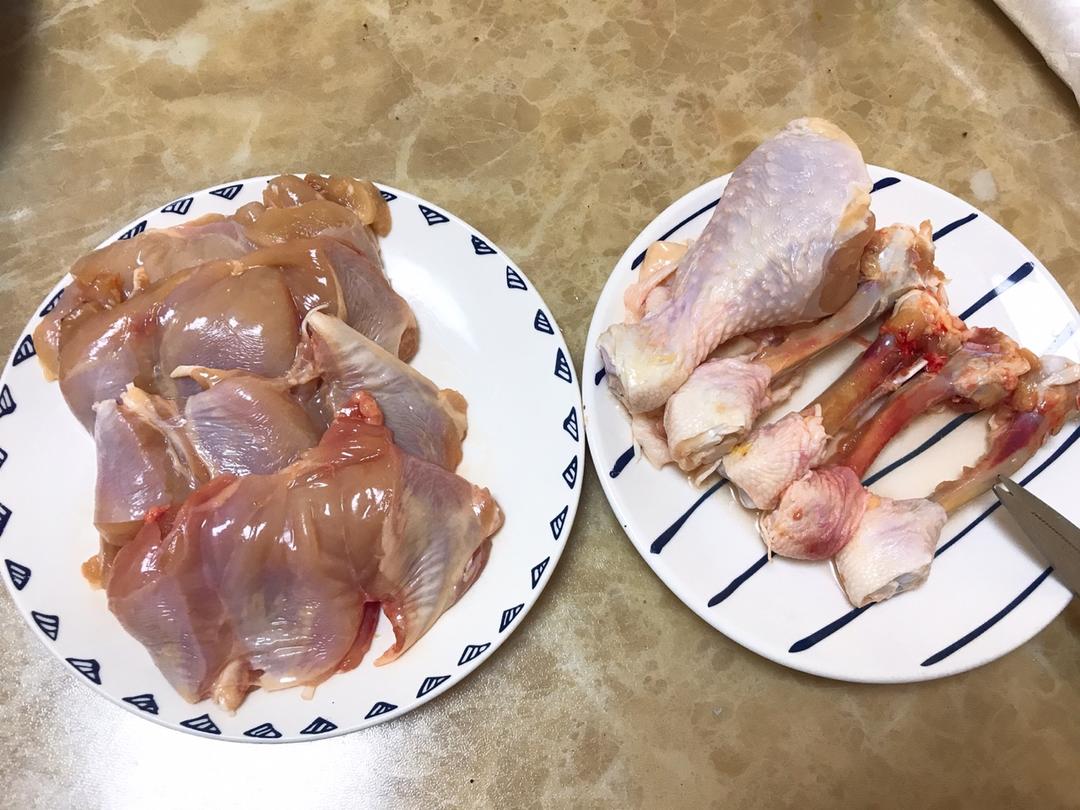鸡腿去骨—厨房剪刀懒人版