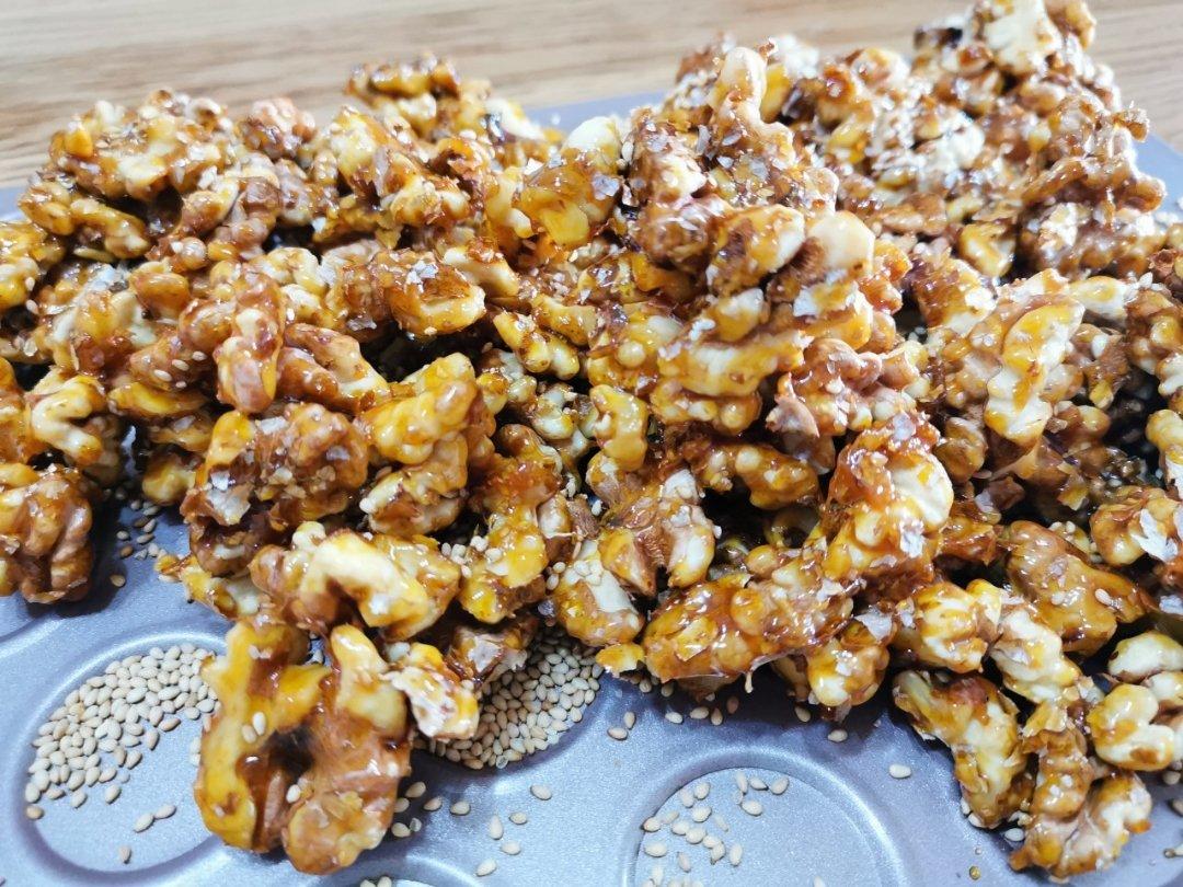 【琥珀核桃仁】冰糖无油不粘手