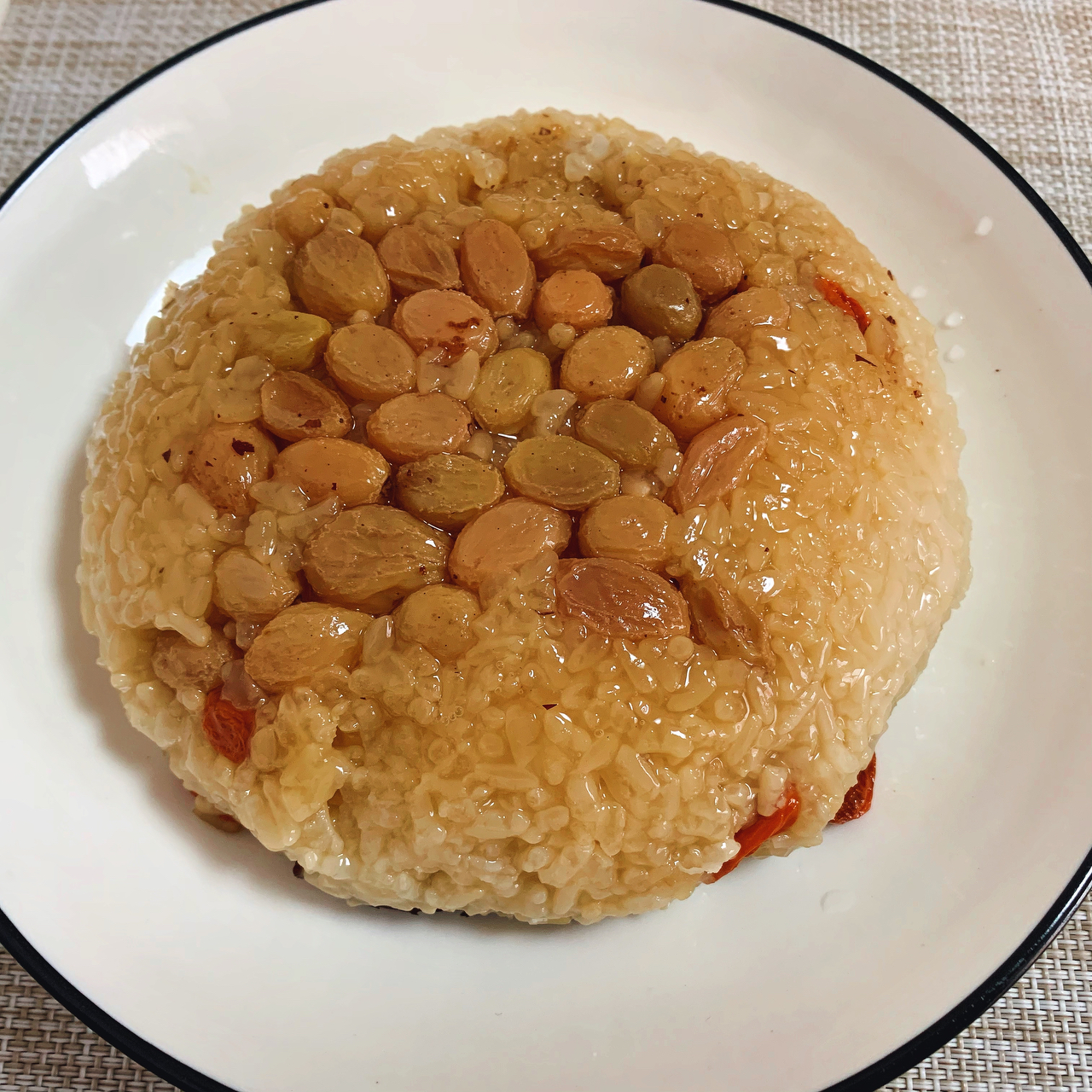 红糖糯米饭（不放猪油的八宝饭）