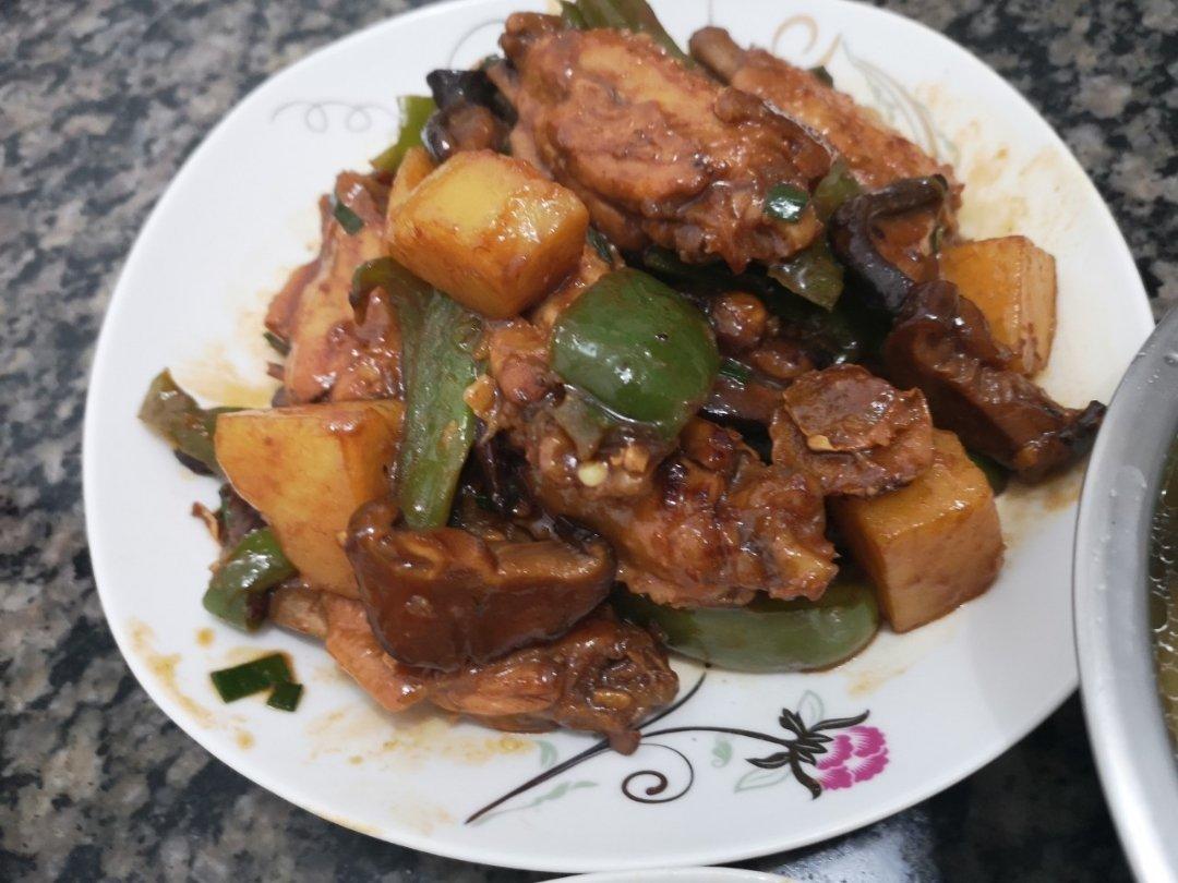 比餐馆好吃的快手黄焖鸡米饭【鸡翅版】