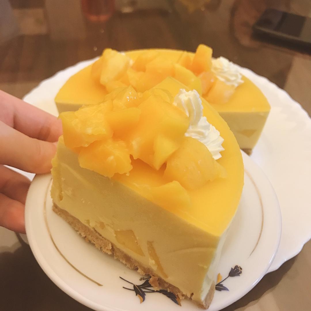 【视频】芒果慕斯（6寸） | 含镜面果胶配方