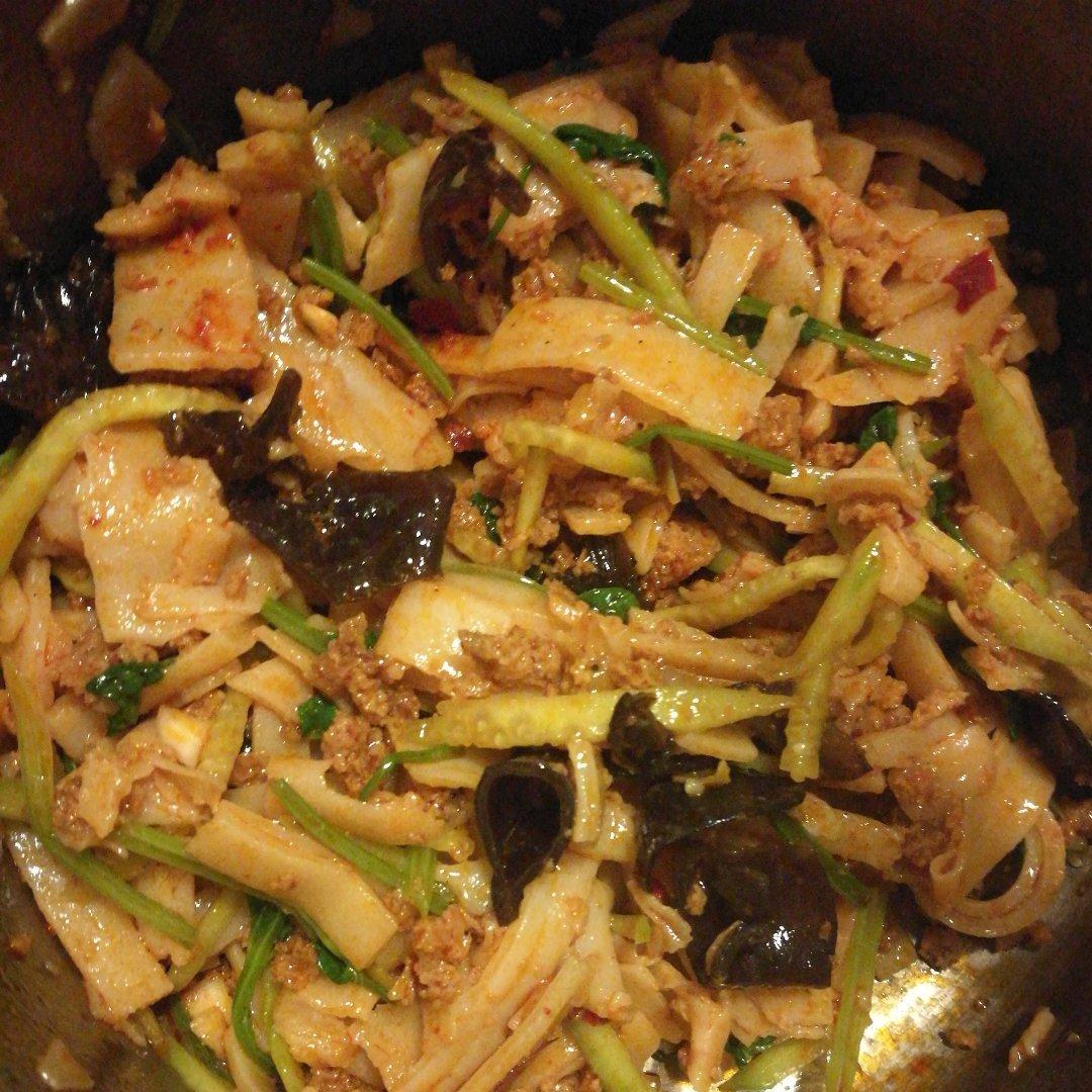 不用水洗的自制凉皮，零失败