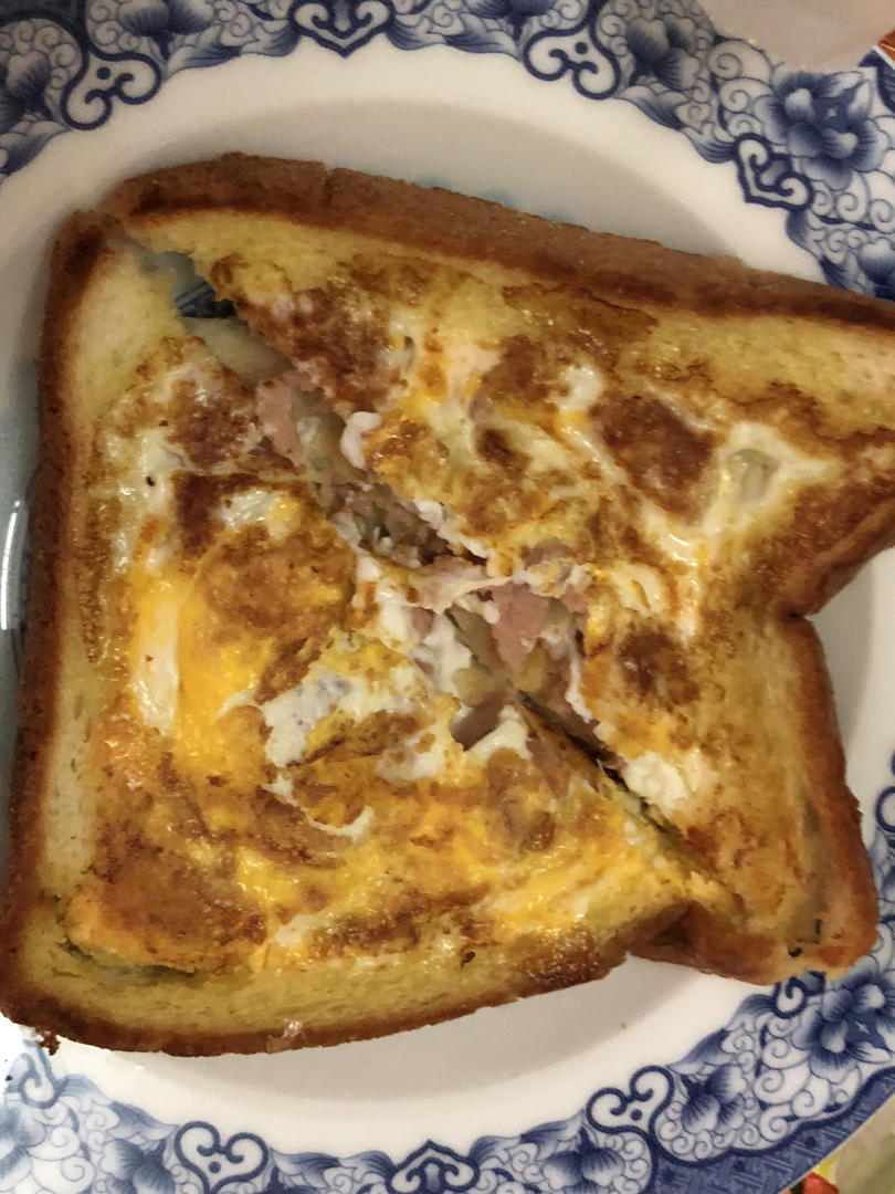 🔥快手早餐：芝士鸡蛋吐司🍞