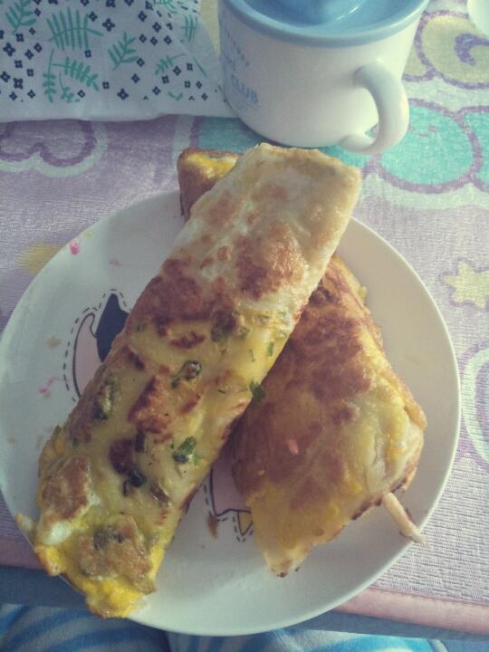 平底锅版煎饼果子