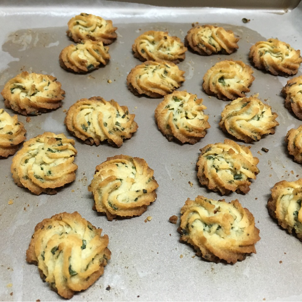 葱香曲奇——酥脆的咸味饼干