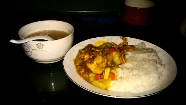 美味咖喱鸡饭