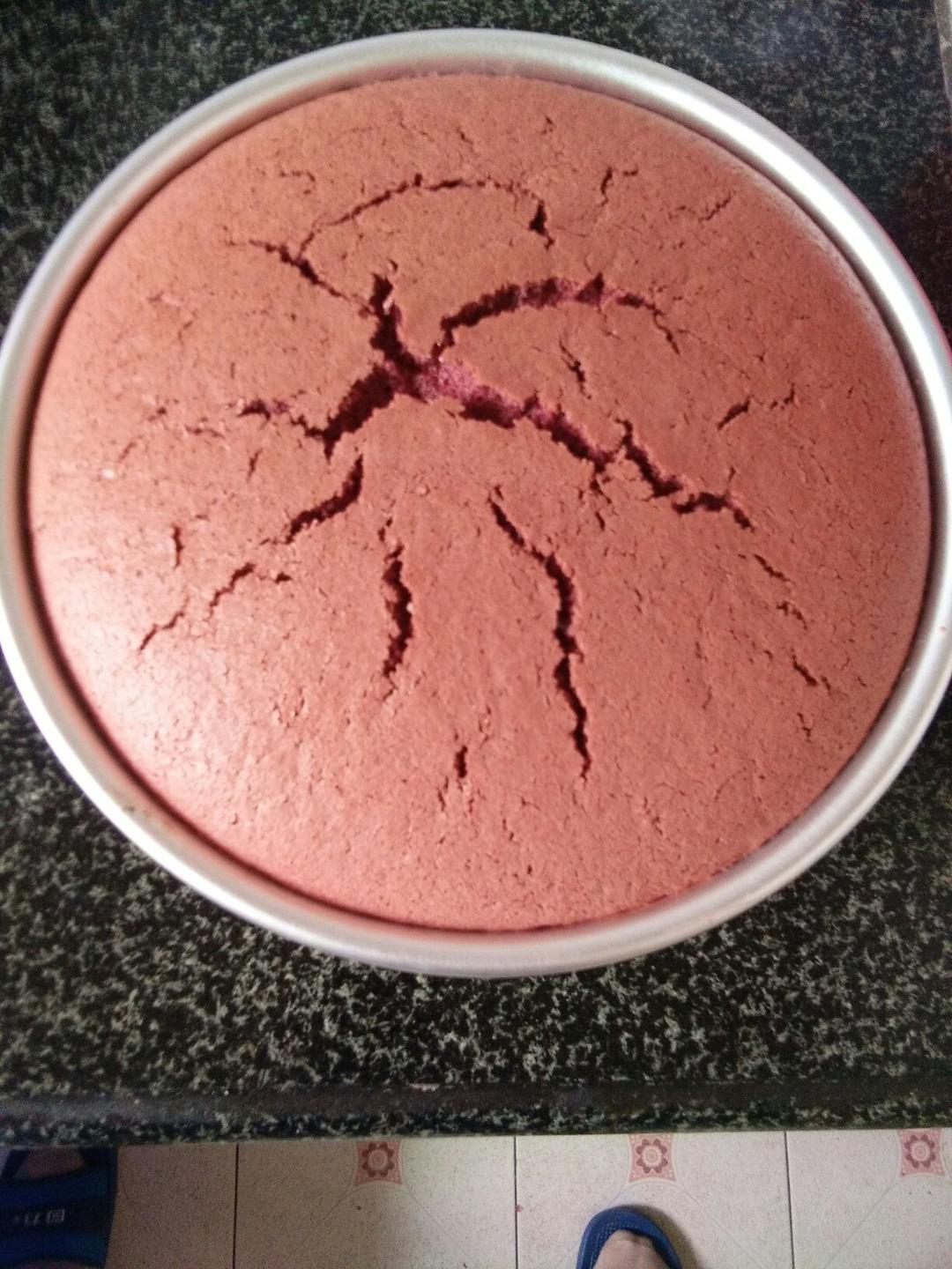 8寸可可戚风蛋糕