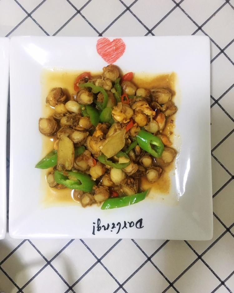 家常小炒扇贝肉