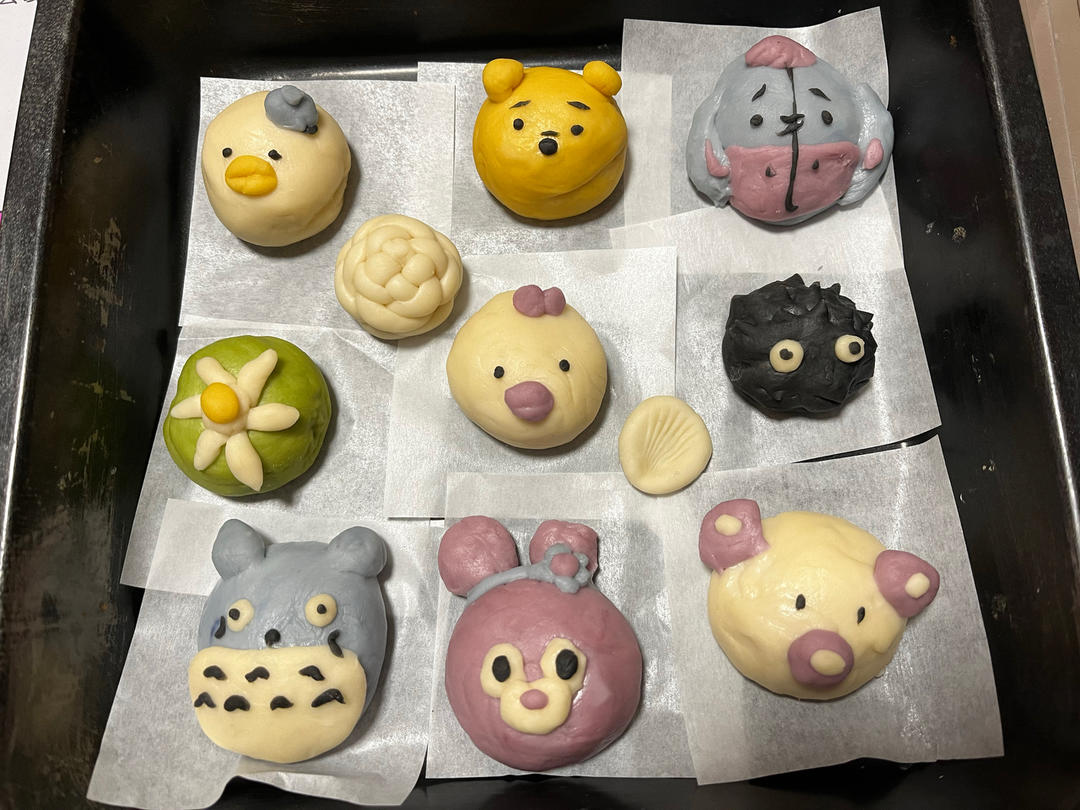 迪士尼卡通挤挤小馒头