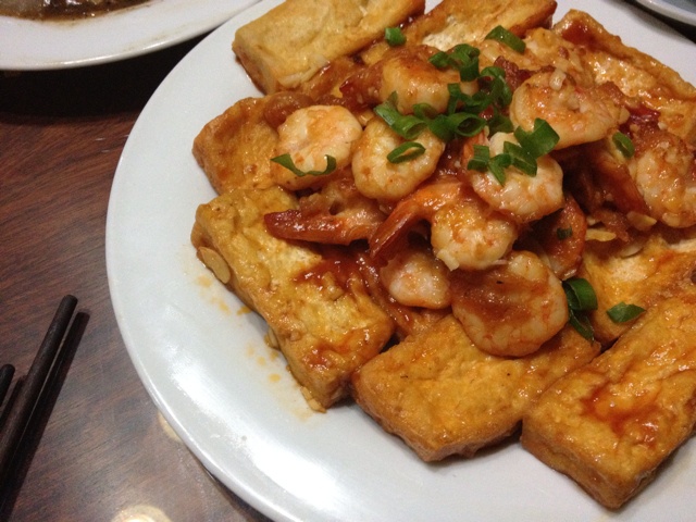 鲜虾番茄豆腐
