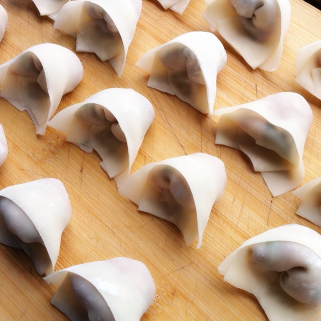 米米苏做的北方三鲜馅馄饨