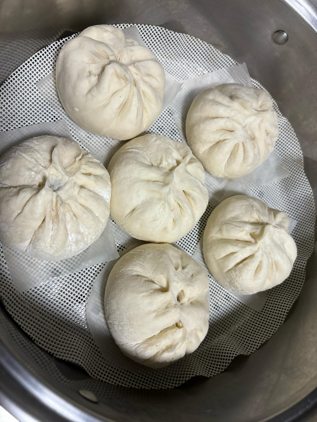 层层起酥👍  柔软细腻的破酥包子