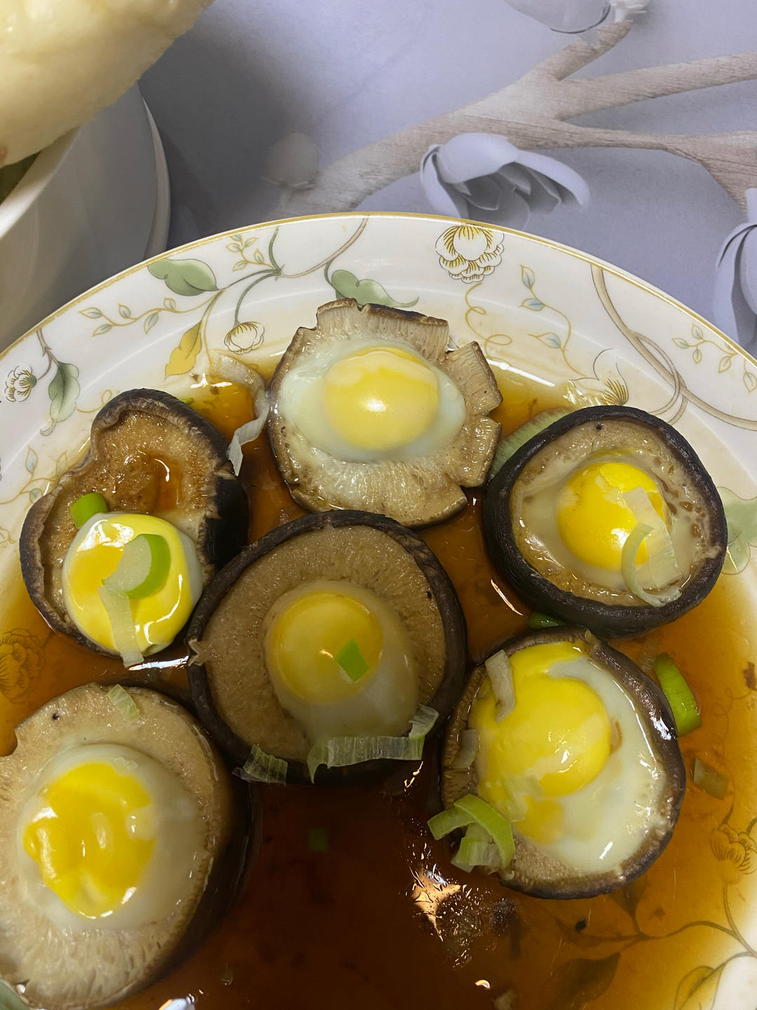 香菇蒸鹌鹑蛋
