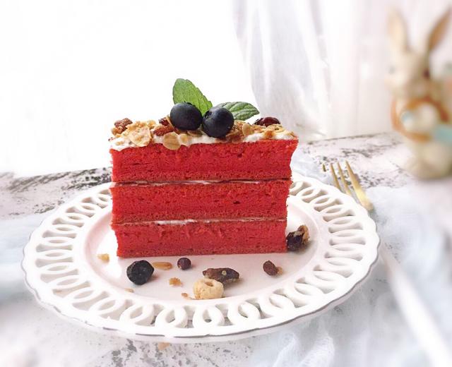 红丝绒酸奶蛋糕的做法