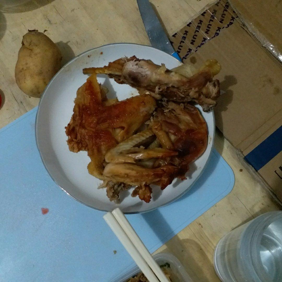 电饭煲版盐焗鸡