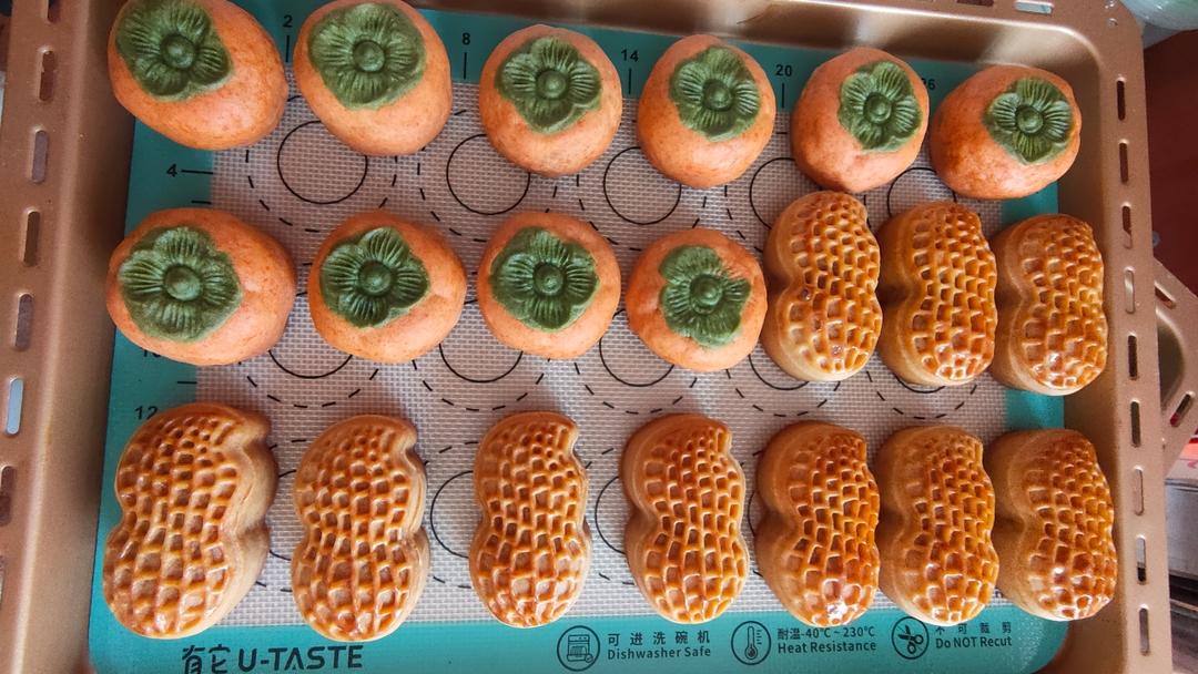 全网独家（原创）柿柿如意—广式金沙奶黄月饼（内附视频做法）