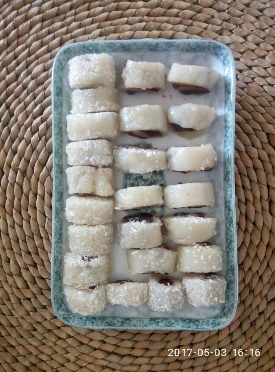 豆沙糯米卷
