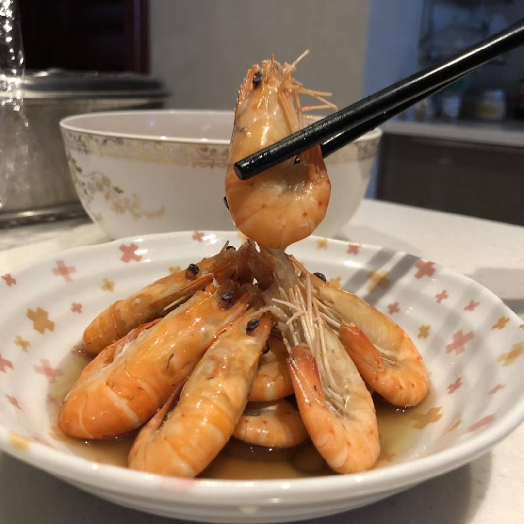 冰爽香糟虾的做法