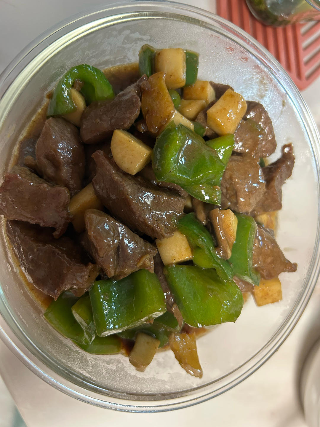 🐂杏鲍菇彩椒炒牛仔粒🐂—色彩缤纷❗️好滋味好好吃❗️