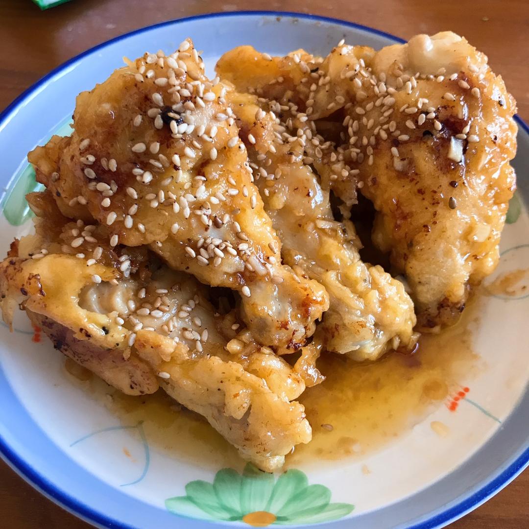 蒜香蜂蜜黄油鸡翅 比韩式炸鸡店更美味！