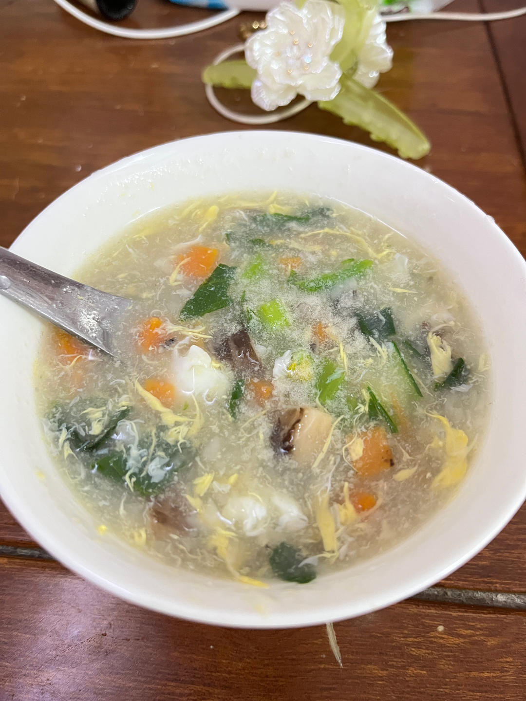 淮山芙蓉汤