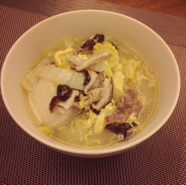白菜肉丝年糕