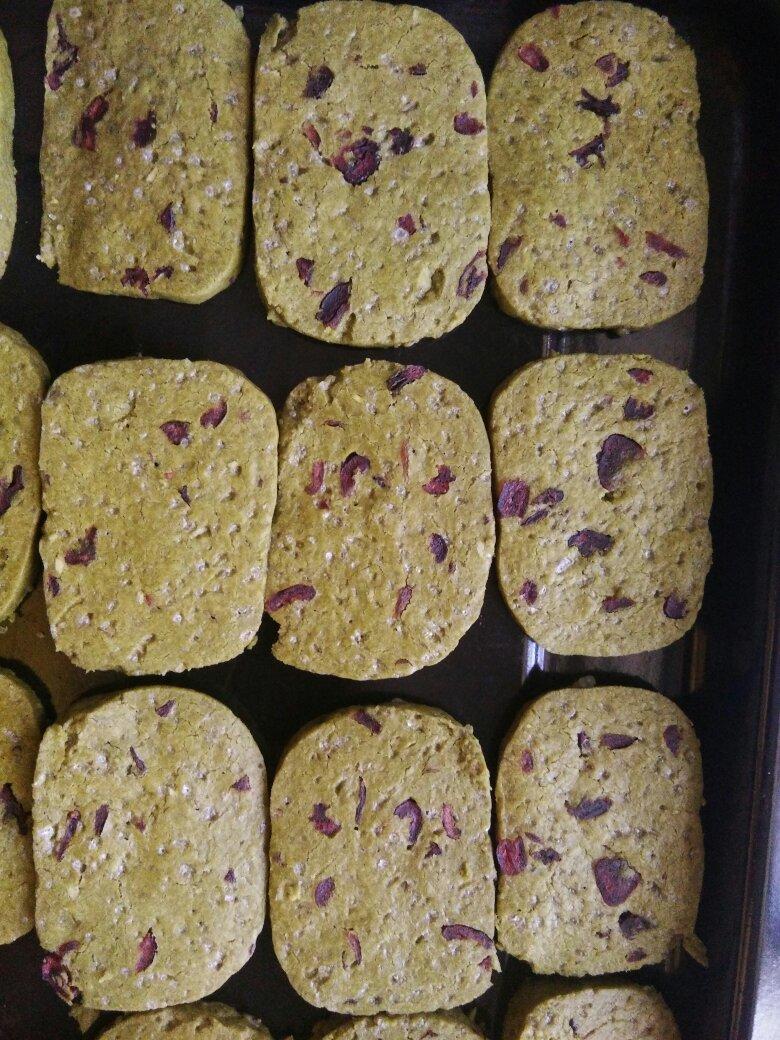 低糖少油版蔓越莓饼干