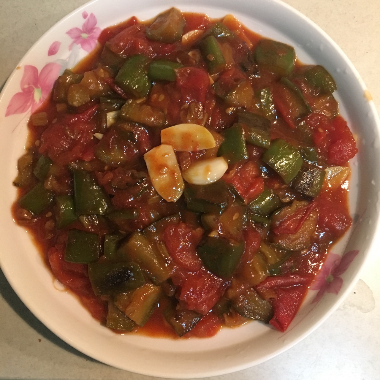 西红柿烧茄子