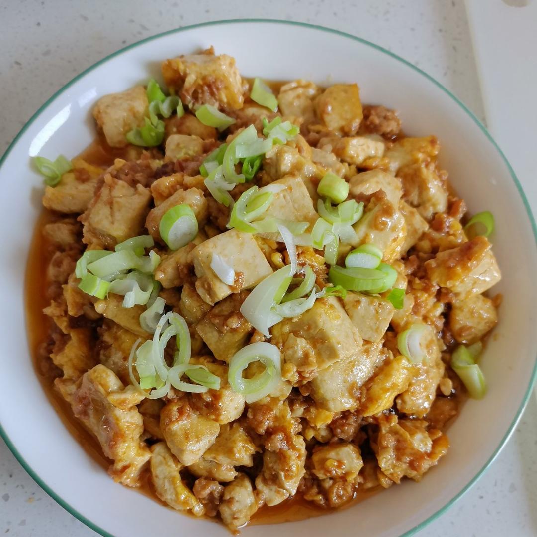 肉末滑蛋豆腐