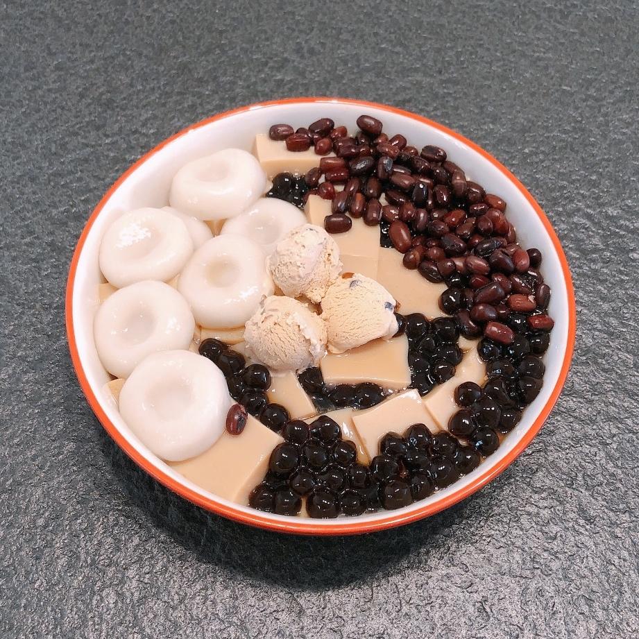 白玉奶茶冻