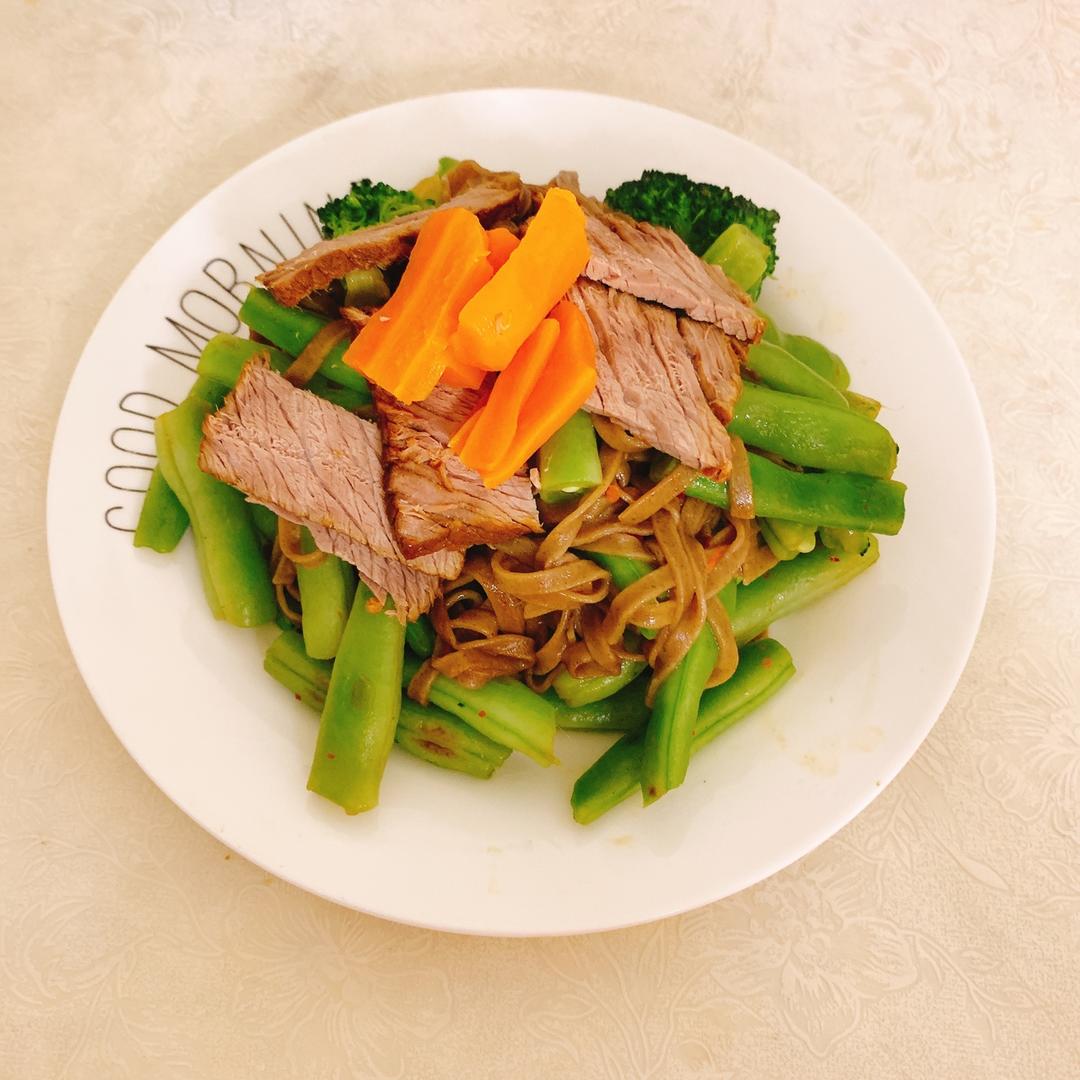 蒸面（四季豆焖面）