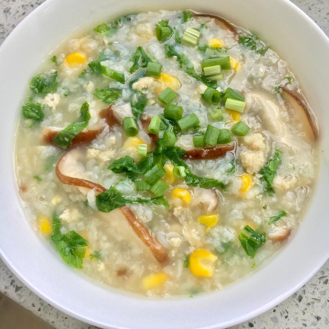 香菇鸡肉粥