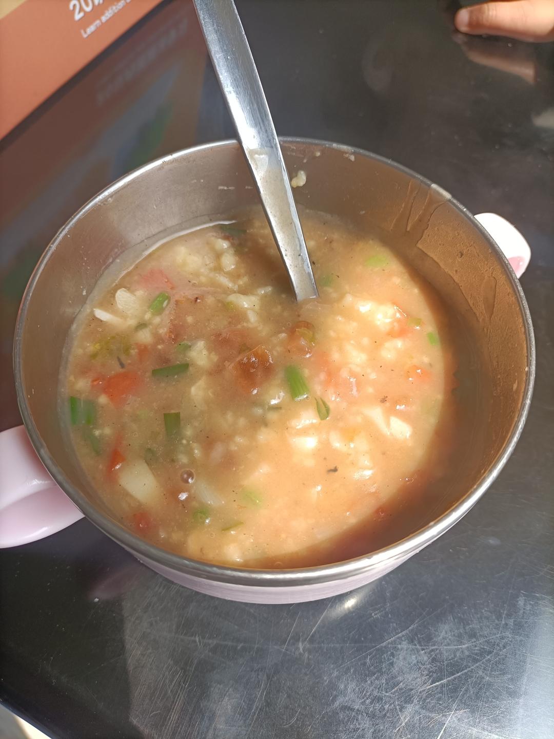 养胃小米疙瘩汤