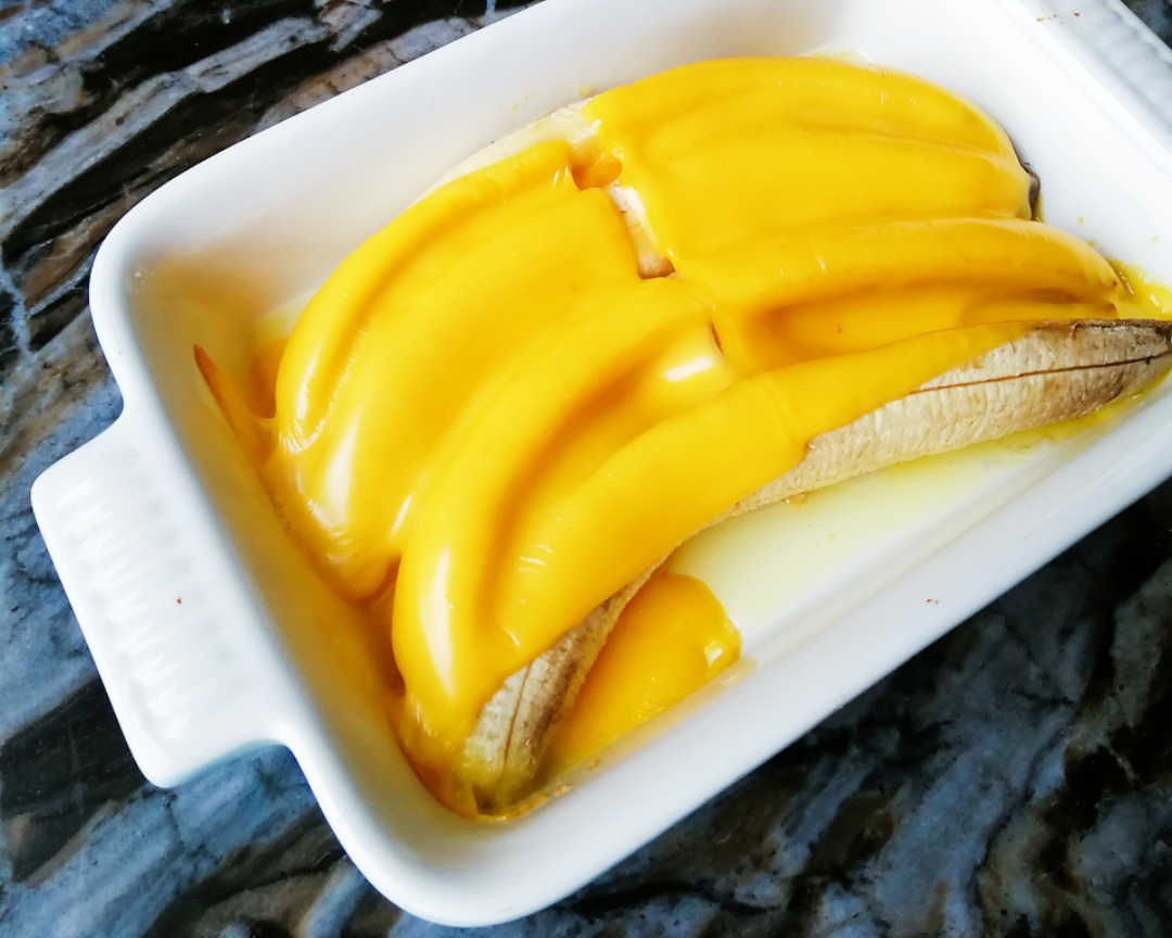 芝士烤香蕉的做法
