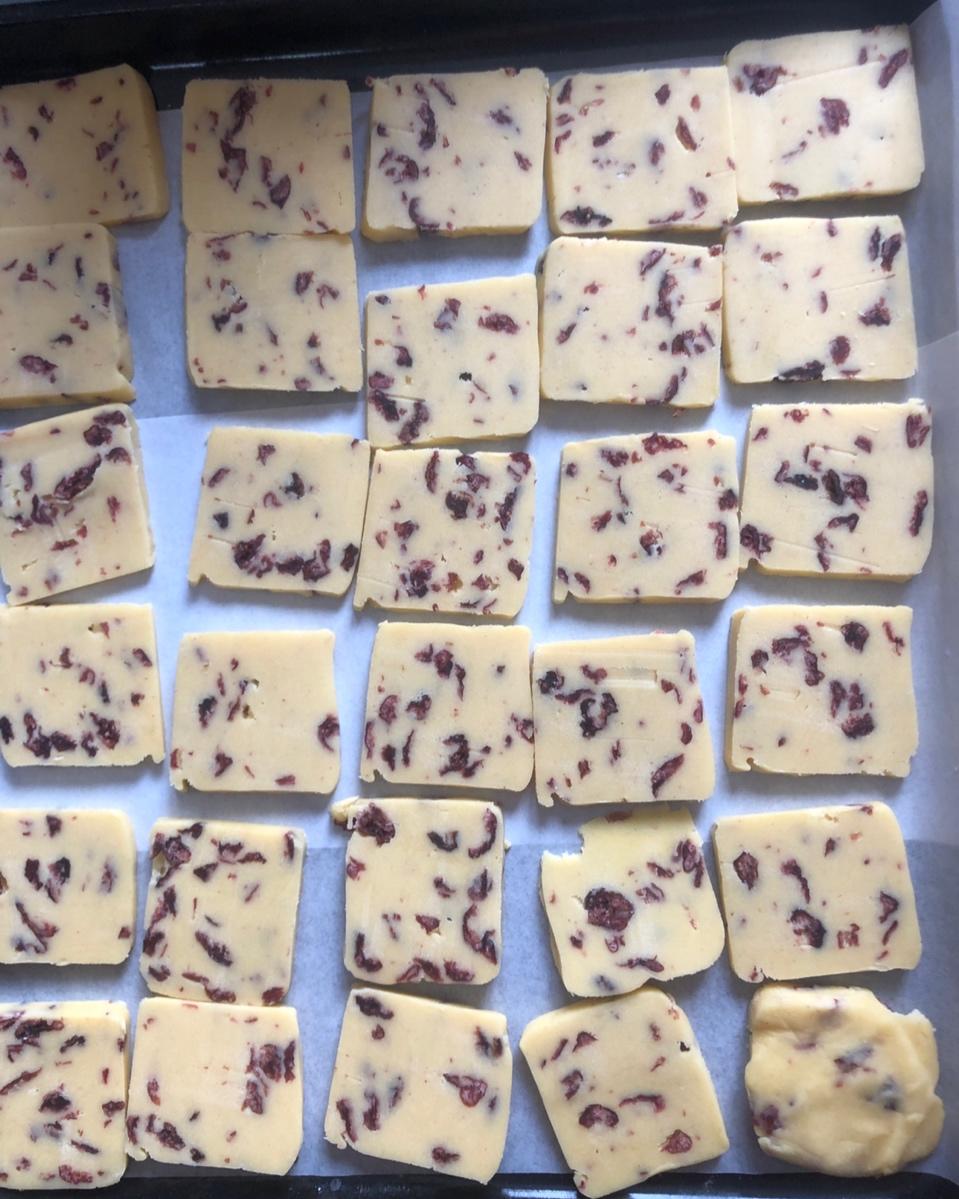 低糖少油版蔓越莓饼干