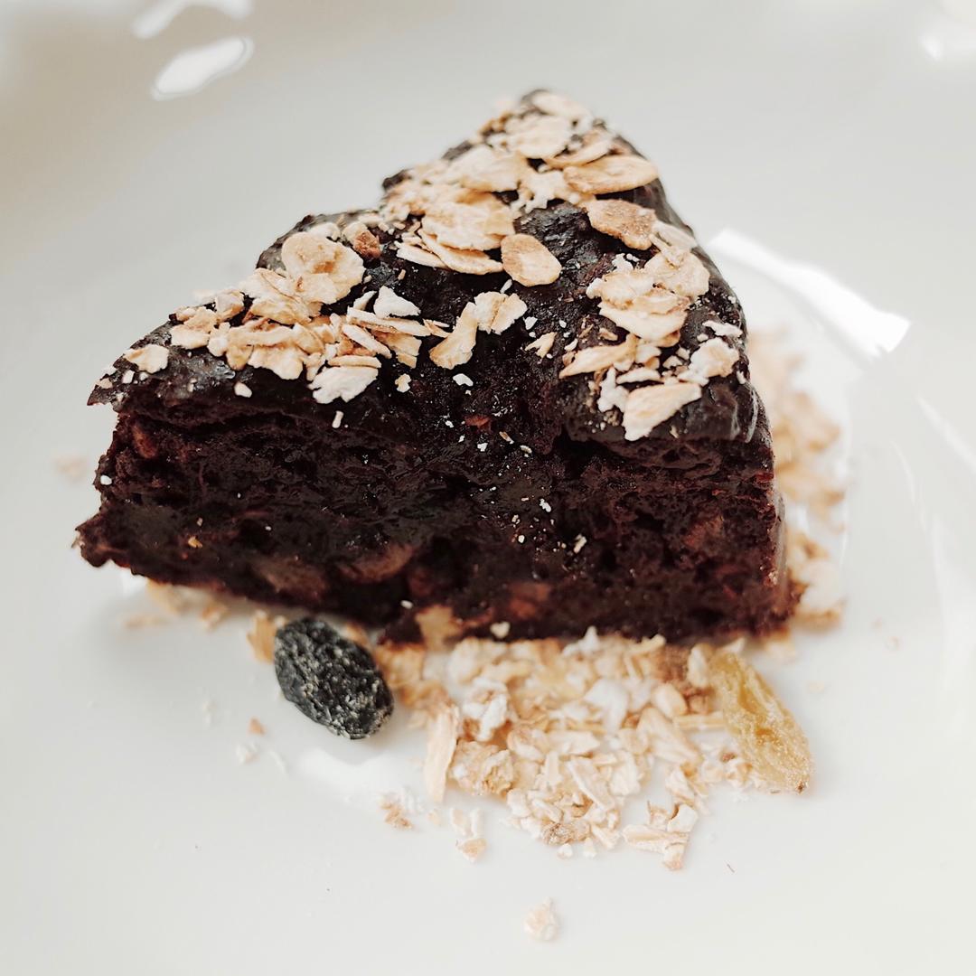 无油无糖低脂布朗尼！！整盘400多克的蛋糕热量不到500卡！！