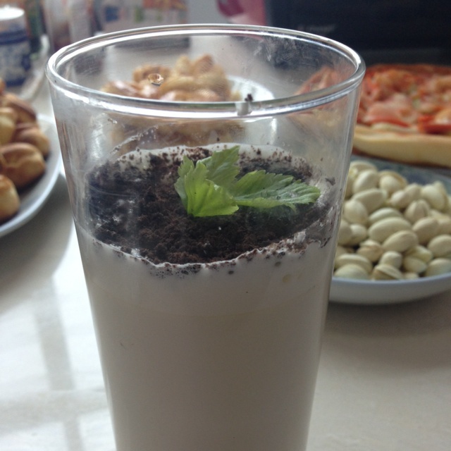 盆栽奶茶