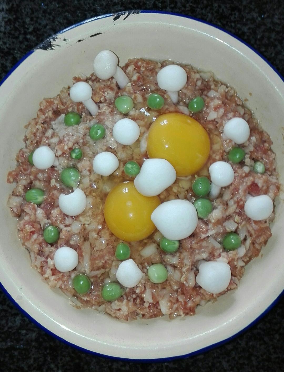 蒸莲藕鸡蛋肉饼的做法