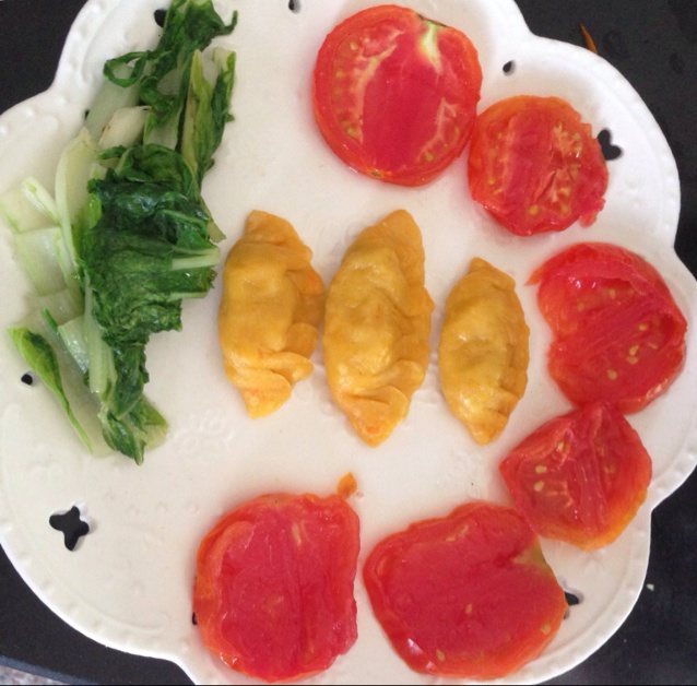 彩色饺子