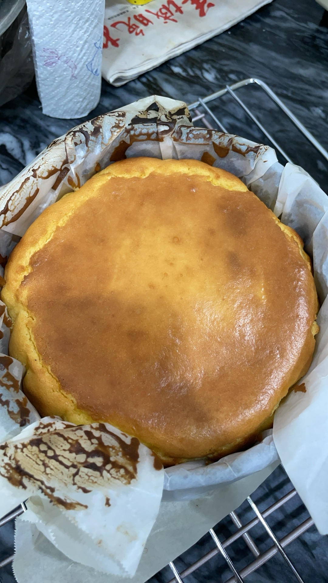 柠檬巴斯克芝士蛋糕    Basque cheesecake