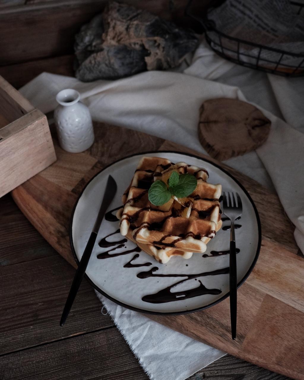 经典格子华夫饼 Belgian Waffle