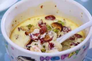 减脂餐：香蕉燕麦烤蛋奶