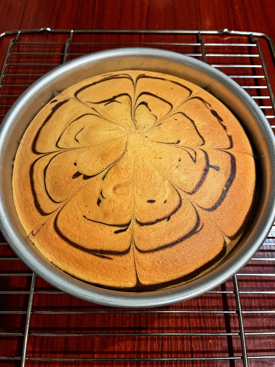 绿斑马戚风蛋糕