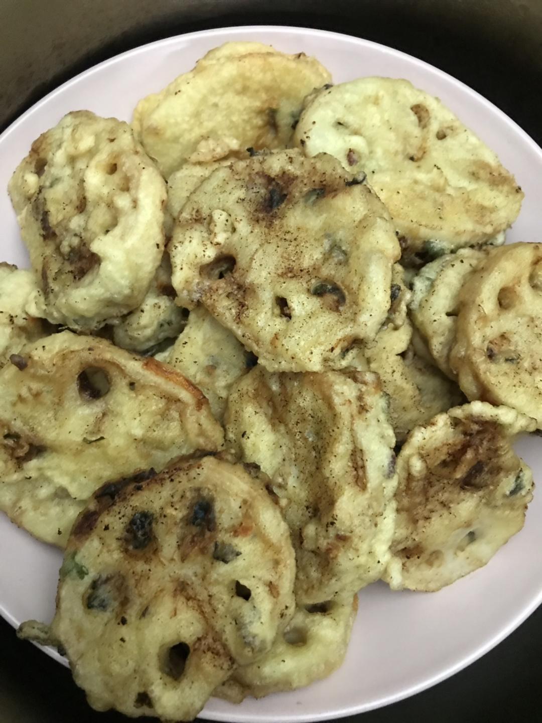 农家炸藕盒的做法