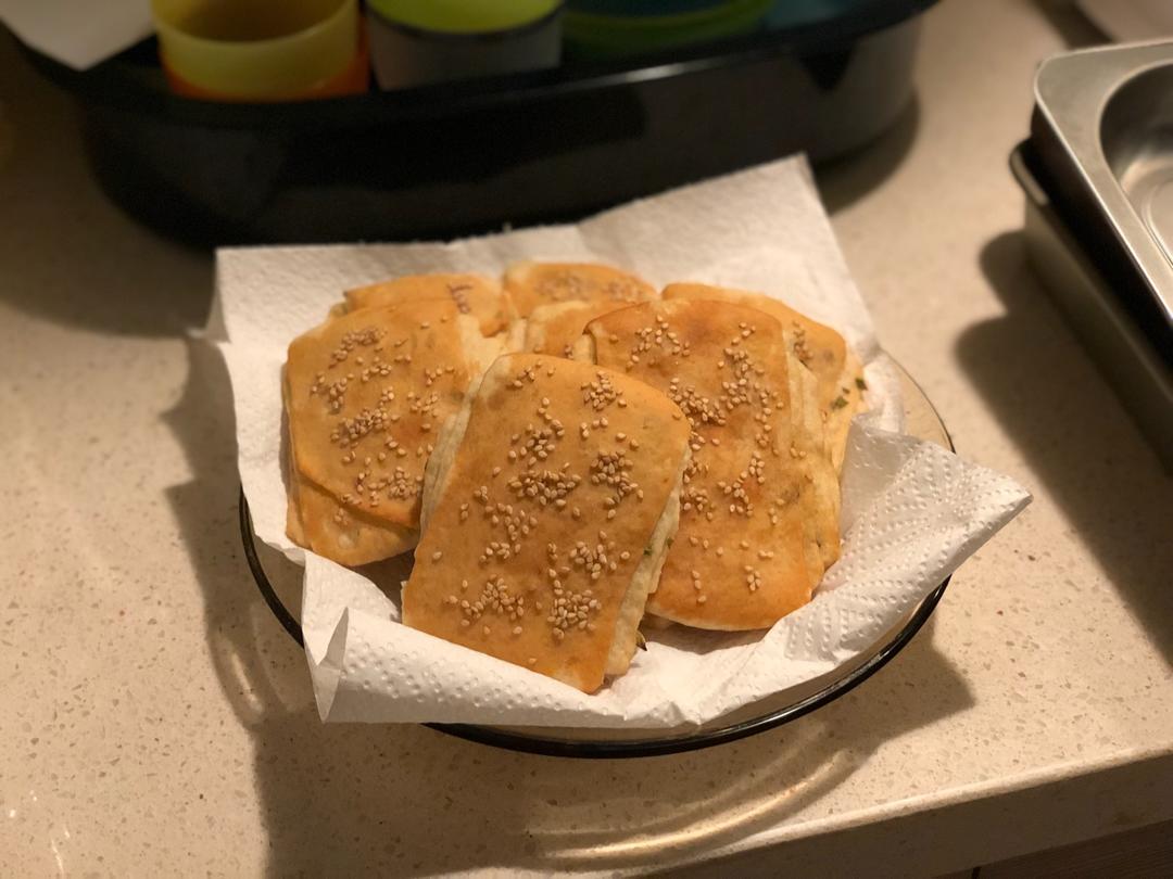 家常葱油烤饼