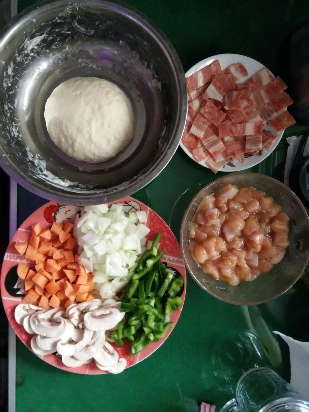 8寸纯手工什锦披萨